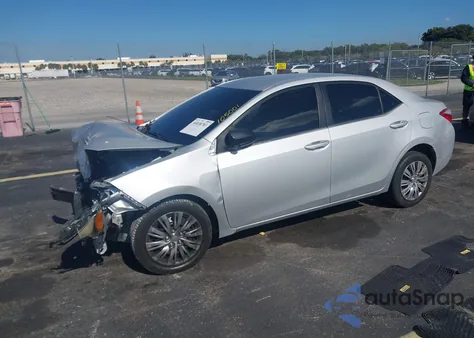 2014 Toyota Corolla Le z USA, uszkodzony, nr VIN 2T1BURHE1EC105001
